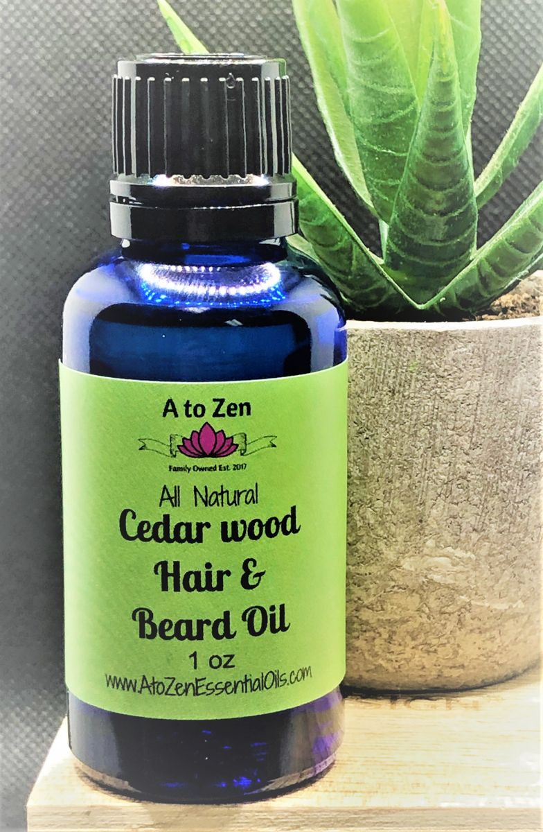 All Natural Cedar Wood Hair and Beard Oil
